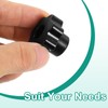 sourcing map 10pcs Clamping Star Knobs M8 Metric Female Thread