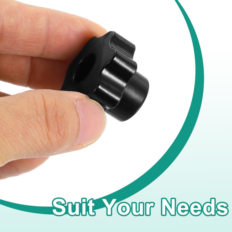 sourcing map 10pcs Clamping Star Knobs M8 Metric Female Thread