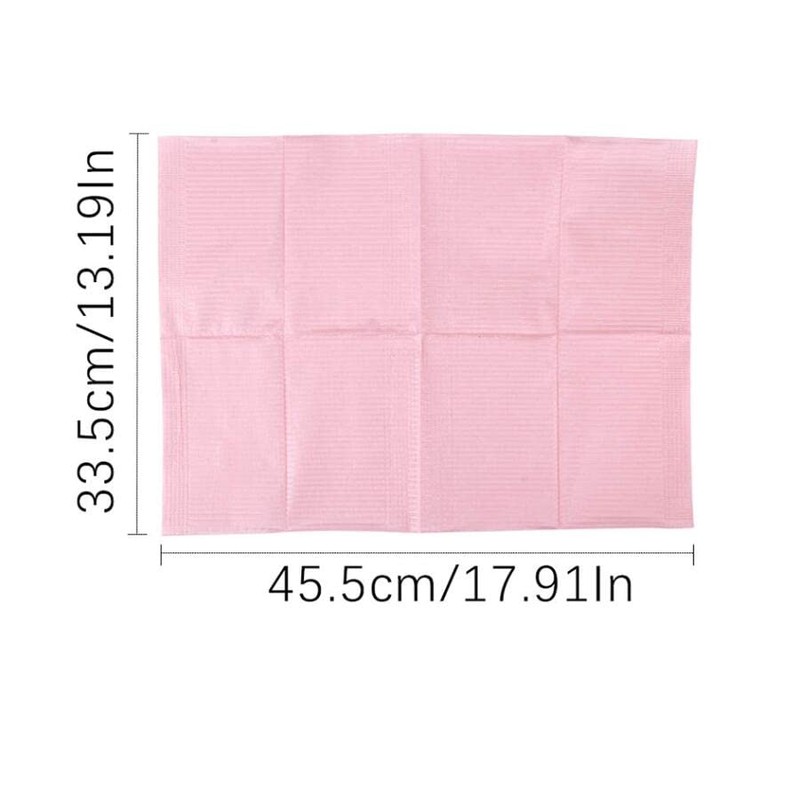 125pcs Disposable Tattoo Clean Pad & Table Covers - Pink