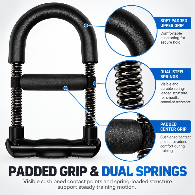 Wrist & Forearm Strengthener for Home Workouts – Portable Hand
