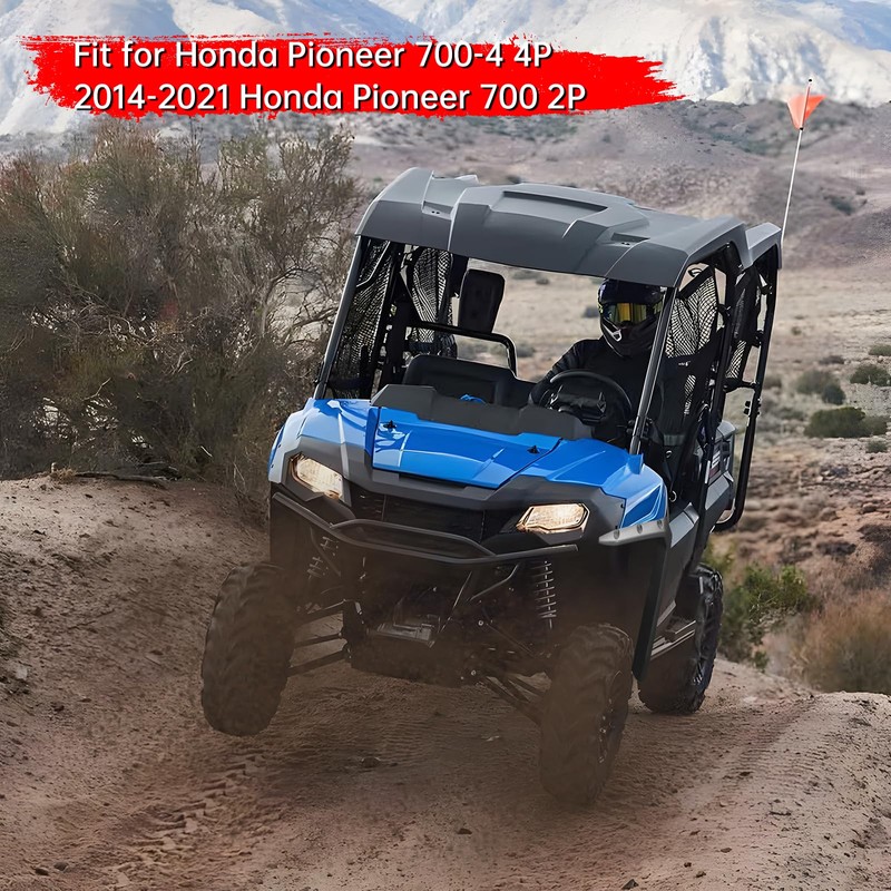 XATVXUTV Front Fender Flares for Honda Pioneer 700-2 700-4 14-21,