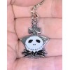 Silver Jack From Nightmare Before Christmas Charm Zipper Pull &