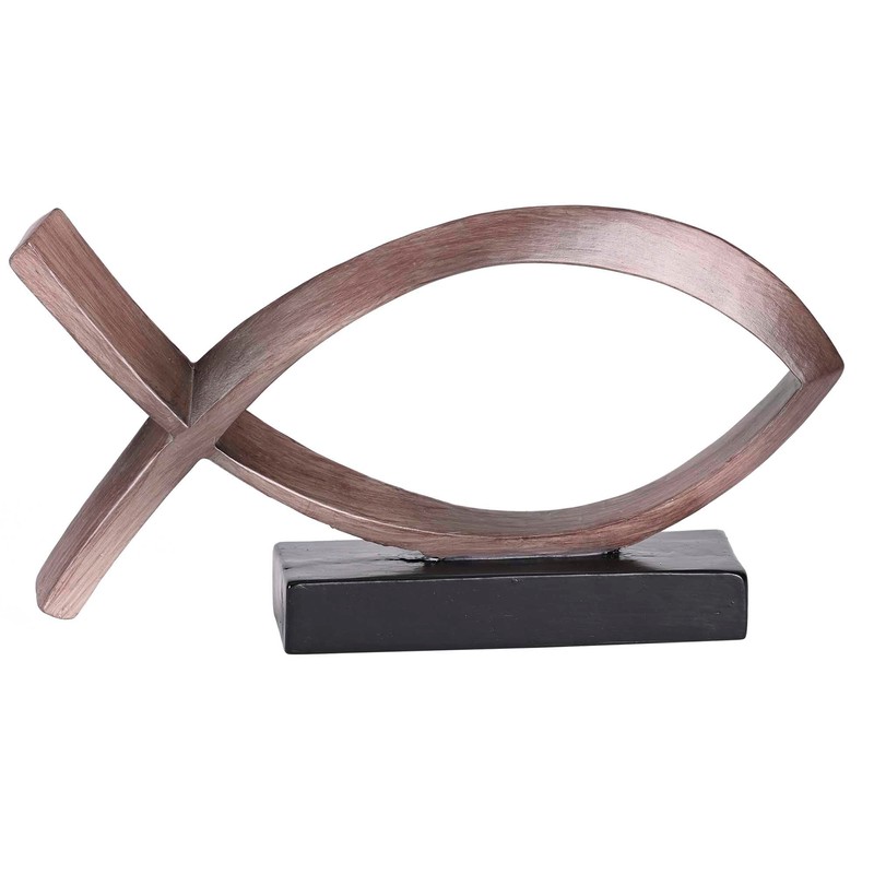 Dicksons Ichthys Ichthus Jesus Fish - 8 x 4 Inch
