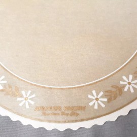Arnold's Bakery Bay City MI Michigan Danish Doily 10" Paper Advertising Unger