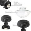 Pathson Glass Flush Mounted Ceiling Light, Vintage Farmhouse Ceiling Lamp