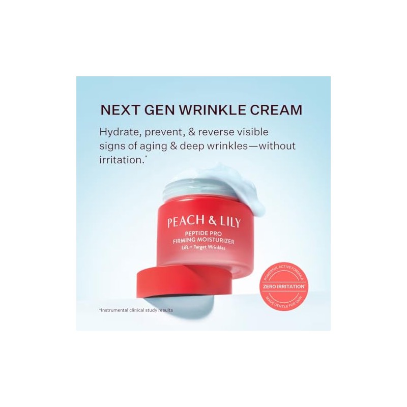 Peach Lily Crema Hidratante Reafirmante Peptide Pro Antiarrugas Última Generación