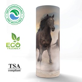Wild Horses Scattering Urns for Human Ashes Adult - Eco Friendly Biodegradable Urns for Human Ashes - Cremation Urns for Adult Ashes - Scattering Tube - Biodegradable Urns for Human Ashes