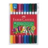 Faber-Castell Double Tip Felt Tip Pens Pack of 10
