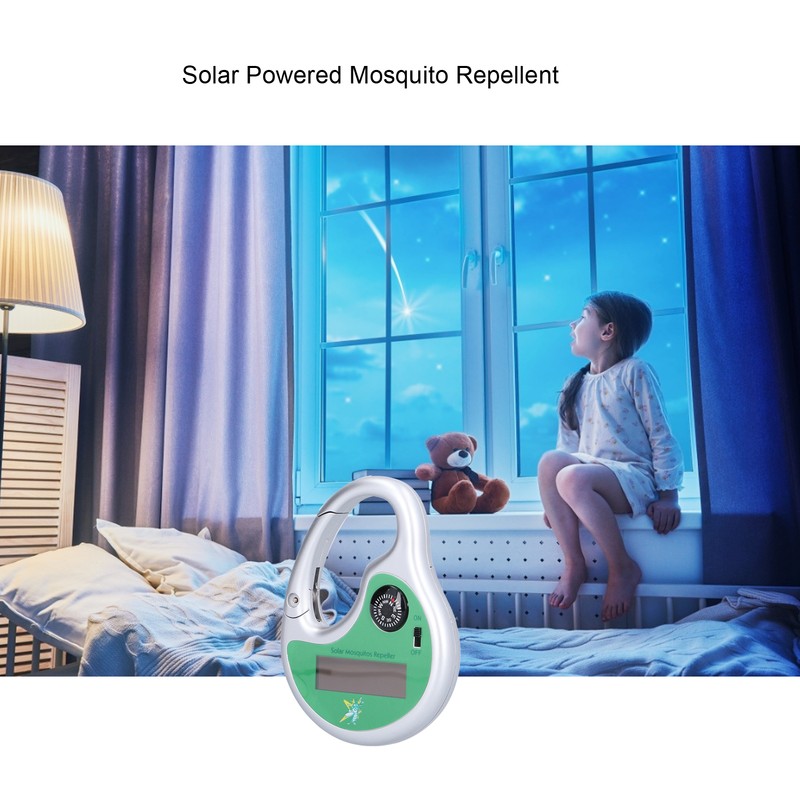 Solar Powered Mosquito Insect Repellent with Compass Outdoor Sports Camping