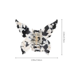 Beaupretty Butterfly Claw Clip for Thick Hair, Butterfly Claw Clip Decorative Jaw-Clips Women Hair-Clips Hair-Styling Accessories for Girls