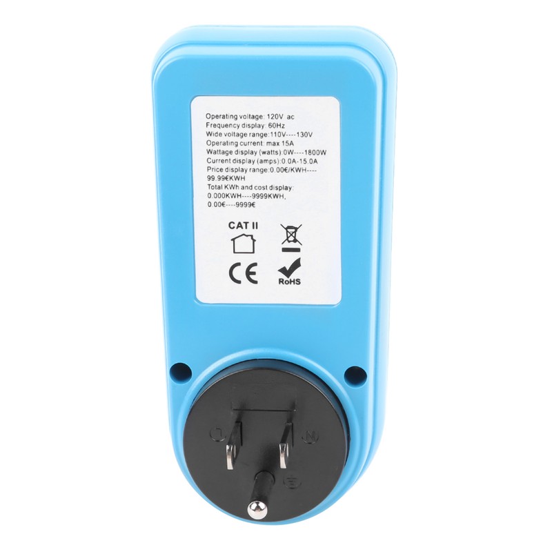 Watt Meter Plug in Socket Power Meter Electricity Usage Monitor
