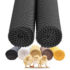 Medipaq Brooder Hatcher Mat for Ducklings & Chicks - Anti Slip Mat Roll to Prevent Splayed Legs - Multipurpose Non Slip Mat - Versatile Non Slip Matting & Anti Slip Rug Underlay - 2x Black Rolls