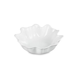 Le Creuset Stoneware Iris Serving Bowl, 15", White