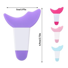 Multi-functional Eye Makeup Auxiliary Guard Tool Set of 2 Mascara Guard Eyeshadow Shield Curler Eyelash Aid Tool Eyelash Perm Pad (B)