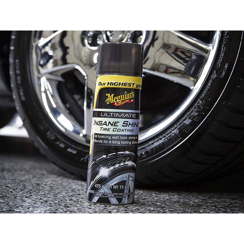 Meguiar's Ultimate Insane TIRE Shine - 15 OZ. AEROSOL