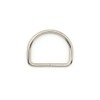 HAND 26mm Tall Silver Colour D Ring Buckle - for
