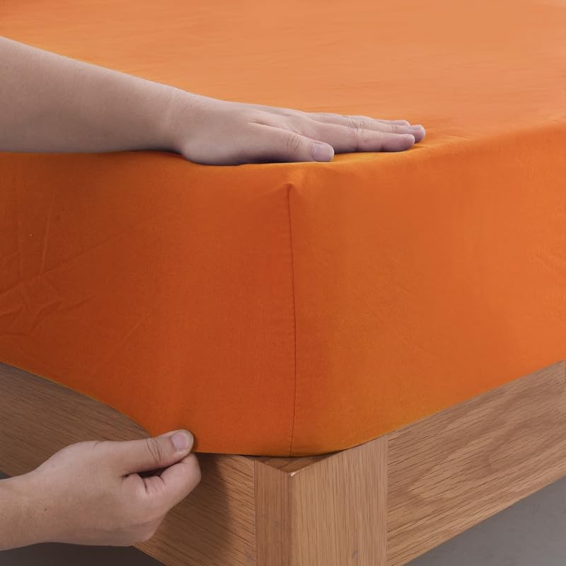 WEAVERS: Extra Deep Fitted Sheet - Super Soft Luxurious Microfiber,