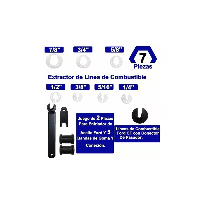 Fixitfast Juego De Desconector De Línea Combustible Y Transmisión A/c