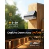 VOLISUN Fence Lights Solar Powered 8 Pack, Dusk to Dawn