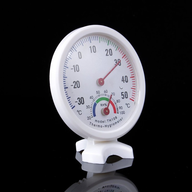 Termómetro doméstico Higrómetro, Plástico TH108 Medidor de humedad de temperatura