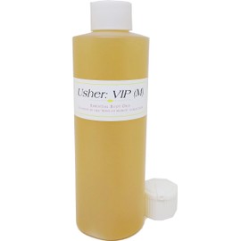 VIP: Usher - Type For Men Scented Body Oil Fragrance [Flip Cap - Gold - 8 oz.] - ID#25269