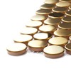 Blujellyfish Gold Backsplash Tile Penny Round Mosaics 3/4" Golden Stainless