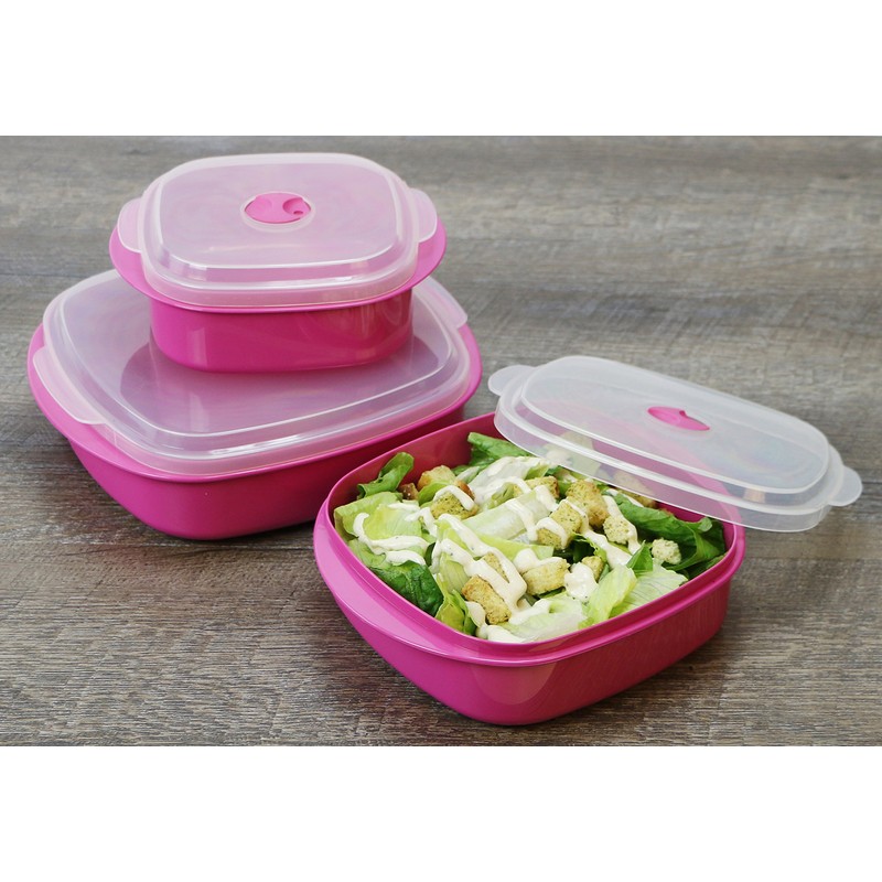 Calypso Basics by Reston Lloyd 6-Piece Microwave Cookware, Steamer and