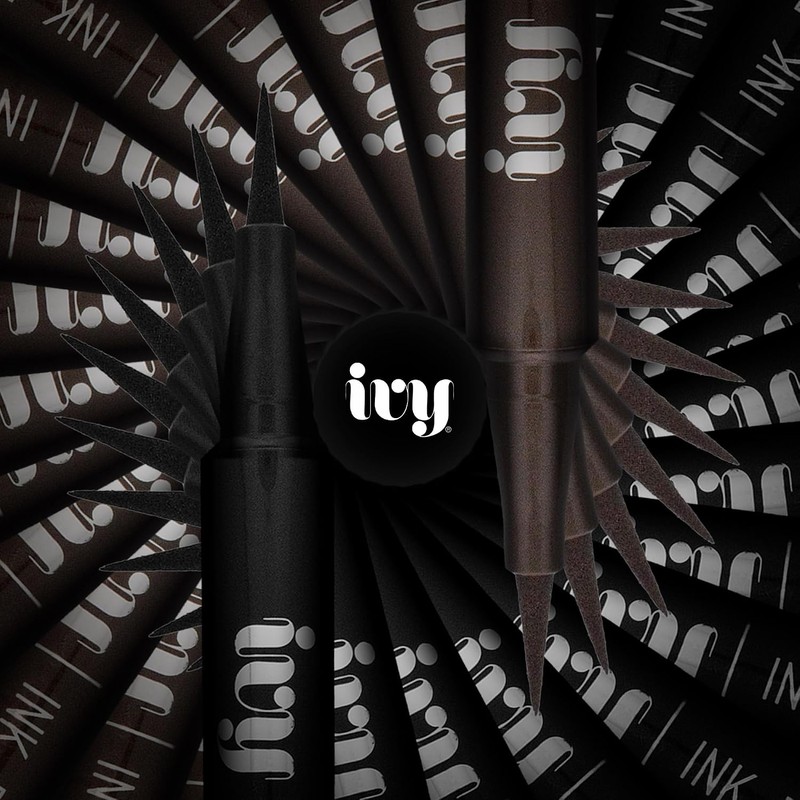 Kit Mascara Profesional Prosa + Plumon Delineador IVY Negro +