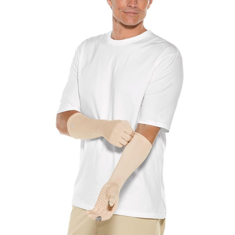 Coolibar Mid-Length UV Sun Glove with Touchscreen Tips - UPF
