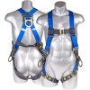 Palmer Safety Full Body Construction Harness with 5 Point Adjustment,...