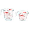 Pyrex Essentials (2-Pack) Glass Measuring Cups Set, (1 & 2