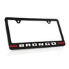 Ford Bronco UV Printed License Plate Frame - Red