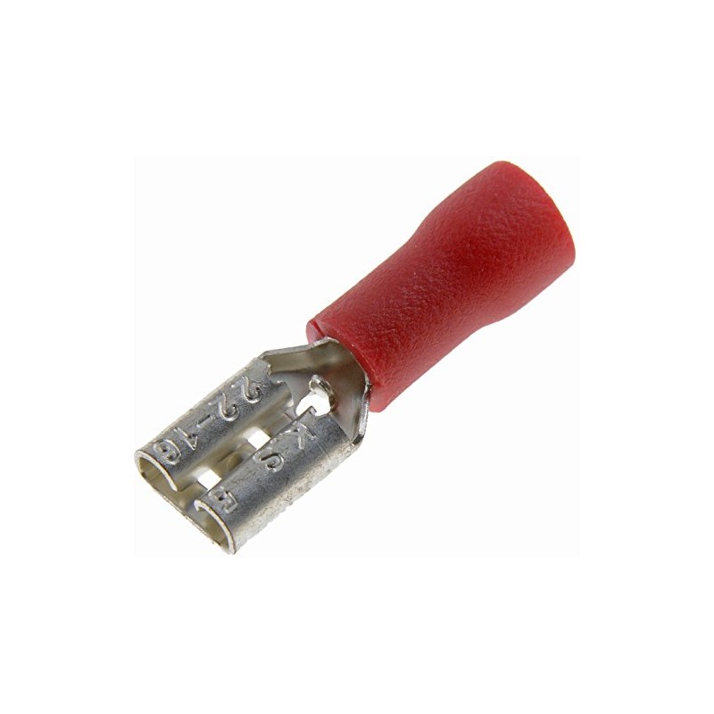 Dorman 86425 22-18 Gauge Female Disconnect, .187 in., Red, 20