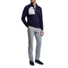 PETER MILLAR Men's Verge Performance Quarter-Zip, Navy, Medium