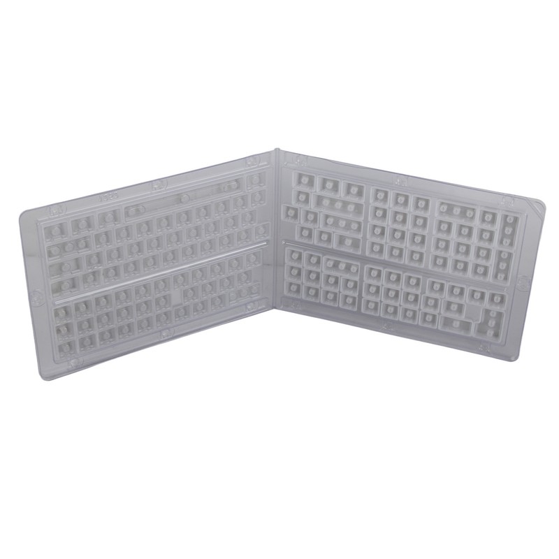 Keyboard Keycaps 132 Keys Pudding Transparent OEM Height PBT Two