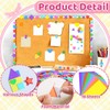 1700Pcs Foam Stickers Foam Shape Sticker Heart Star Sticker,Multicolour