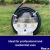 Flexon Flextreme 5/8" x 50ft Black Synthetic Performance Rubber Garden