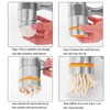 Manual Pasta Press, 5 Shapes Fresh Pasta Spaghetti Machine Tagliatelle