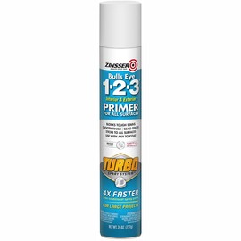 Zinsser 2-Pack of 26 oz 343746 Bulls Eye 1-2-3 White Interior and Exterior Primer Turbo Spray