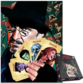 Amicus Productions 1000-Piece Jigsaw Puzzle – Horror Movie Classics Featuring Christopher Lee, Peter Cushing, Tales from The Crypt & More