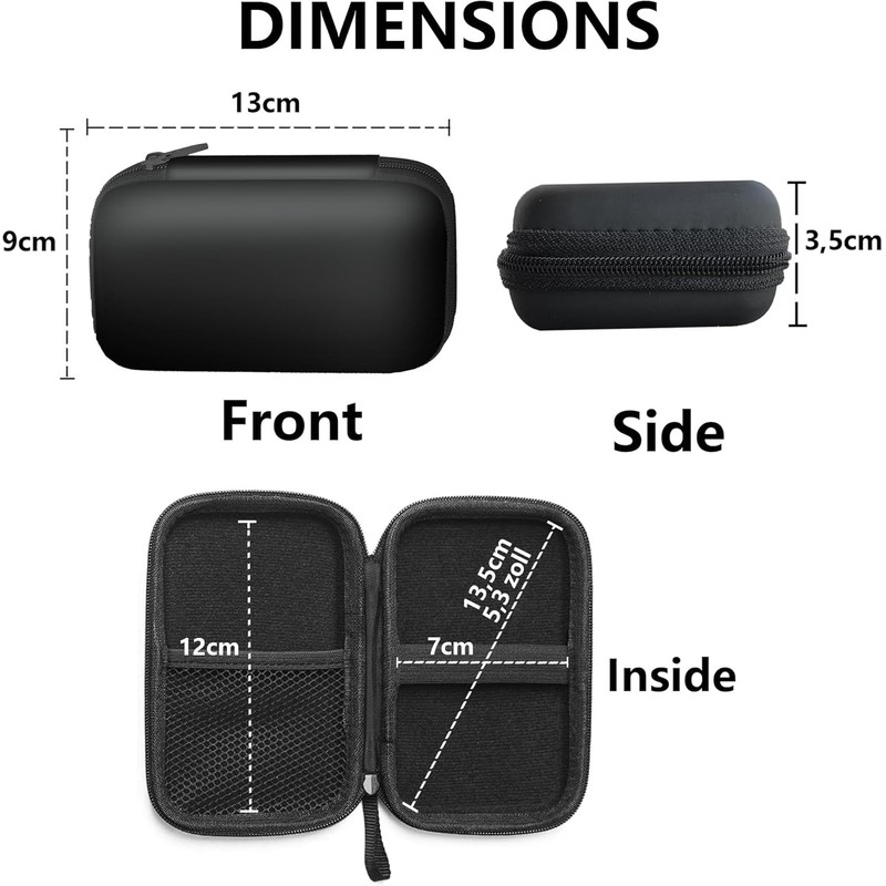 Compatible with HiBy Digital M300 Case, Blueshaweu Hard Shell Travel