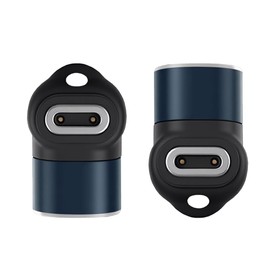 xiwai Magnetic Suction Smart Watch Replacement Charging Port, 2 Pack Vertical USB Type-C to 2 Pin Compatible with IMOO Z6 Z6S Z6Pro Z7 Z7A Z7S Z8 Z8A Z9 Z10 Z11