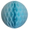 3-pack 8 Inch Honeycomb Tissue Balls (Light Blue)