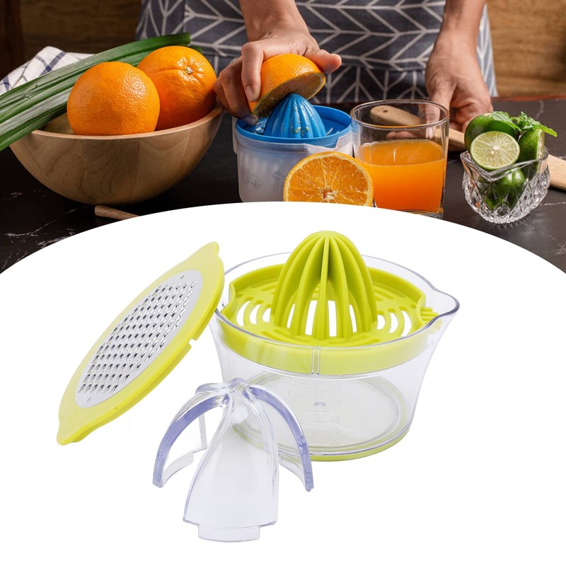 Manual Citrus Juicer, Clamshell Design Orange Lemon Lime Squeezer, 400ml