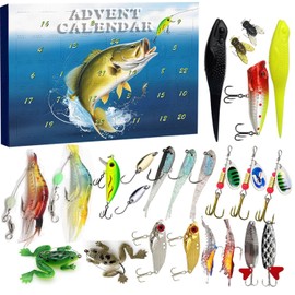 Angel Advent Calendar 2024 Men, Fishing Bait Christmas Calendar 2024 Men, Men's Advent Calendar Fishing, Angler Advent Calendar 2024 Adults, Fishing Gift, Advent Calendar (A2)