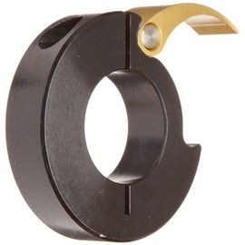 Ruland QCL-10-A Quick Clamping Shaft Collar, Anodized Aluminum, Metric.625" Bore, 38mm OD, 10mm Width