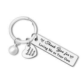 Stepmom Keyring Stepmom Gift from Daughter Son Bonus Mum Gifts for Wedding Mother in Law Gifts from Daughter in Law Son in Law Appreciation Gift for Step Mother Mothers Day Christmas Birthday