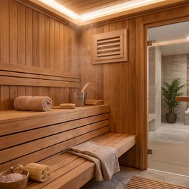 Wooden Sauna Room Air Vent, Ventilation Panel Slab Grille for Steam Room or Home Spa, Wood Air Vent for Indoor Sauna or Humid Environment