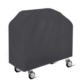 ANFTOP Grill Cover, Rain Proof 210D BBQ Cover, Protective Cover, Waterproof (170 x 61 x 117 cm), Black