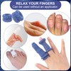 Winsyison 15pcs Cotton Finger Protectors, Elastic Fingertip Bandages for Skin